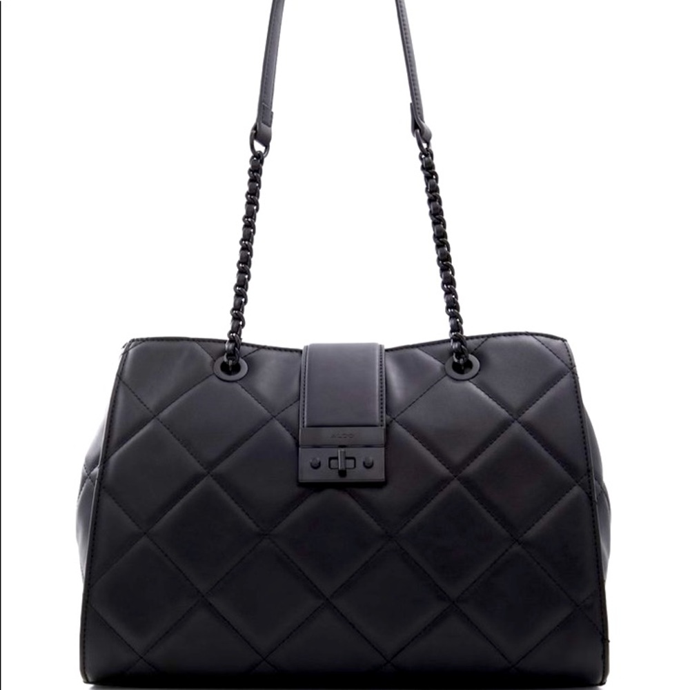 Aldo Alaevenn Black Tote Handbag